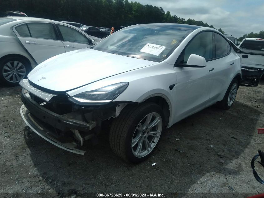 2021 TESLA MODEL Y LONG RANGE - 5YJYGDEE7MF075473