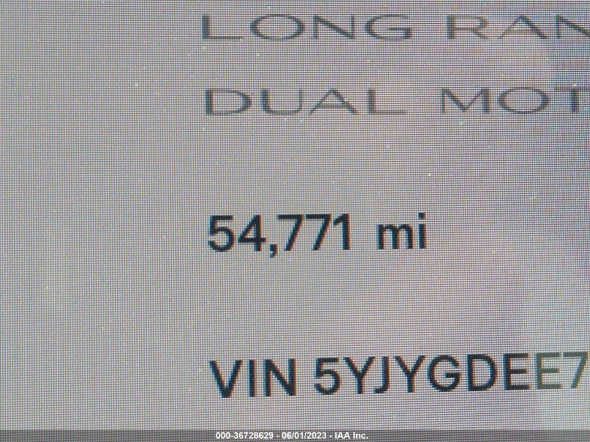 2021 TESLA MODEL Y LONG RANGE - 5YJYGDEE7MF075473