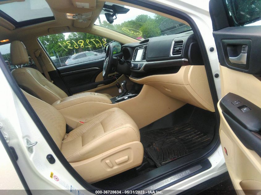 2014 TOYOTA HIGHLANDER LIMITED - 5TDDKRFH4ES065211