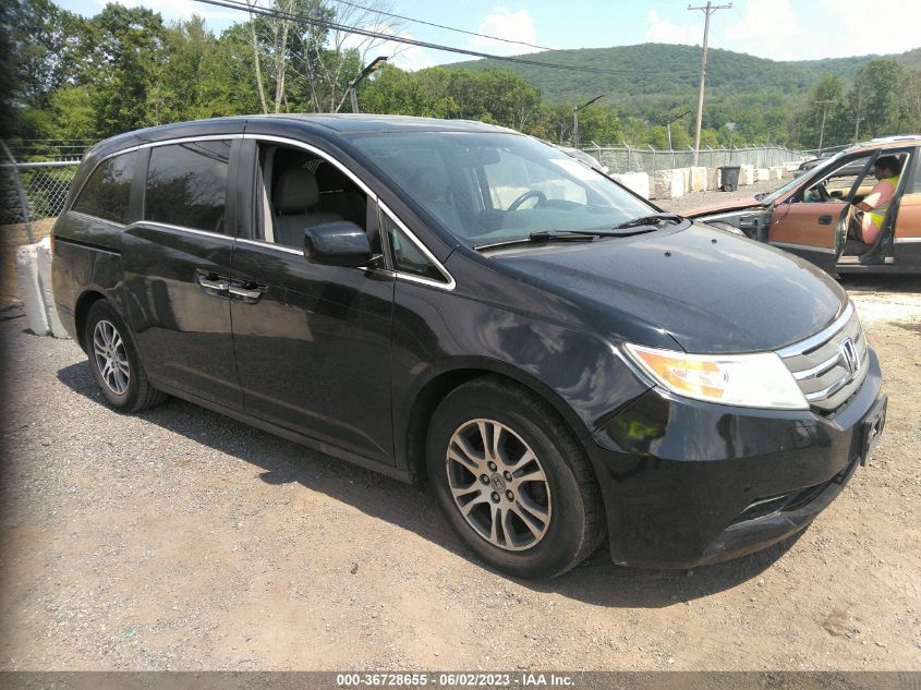 2013 HONDA ODYSSEY EX-L - 5FNRL5H66DB069450