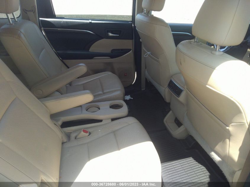 2015 TOYOTA HIGHLANDER LIMITED - 5TDDKRFH6FS193208