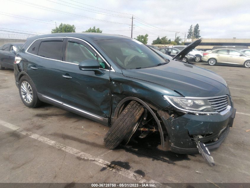 2016 LINCOLN MKX SELECT - 2LMPJ8KP6GBL67711