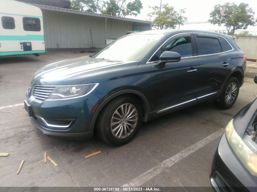 2016 LINCOLN MKX SELECT - 2LMPJ8KP6GBL67711