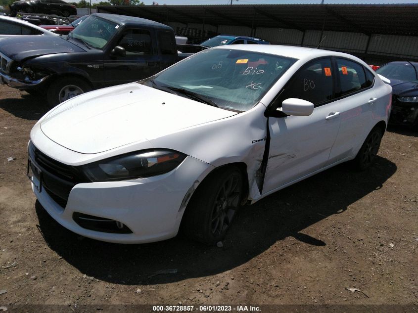 2015 DODGE DART SXT - 1C3CDFBB8FD267296