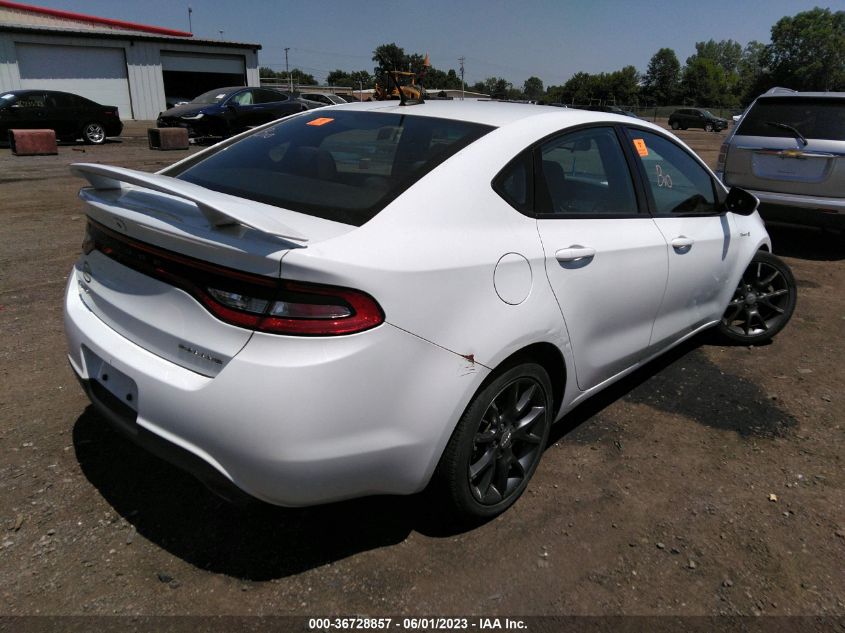 2015 DODGE DART SXT - 1C3CDFBB8FD267296