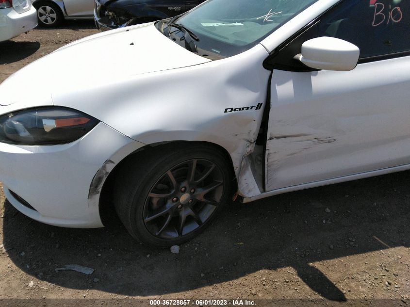 2015 DODGE DART SXT - 1C3CDFBB8FD267296