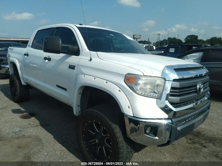 2014 TOYOTA TUNDRA 4WD TRUCK SR5 - 5TFDW5F15EX329644