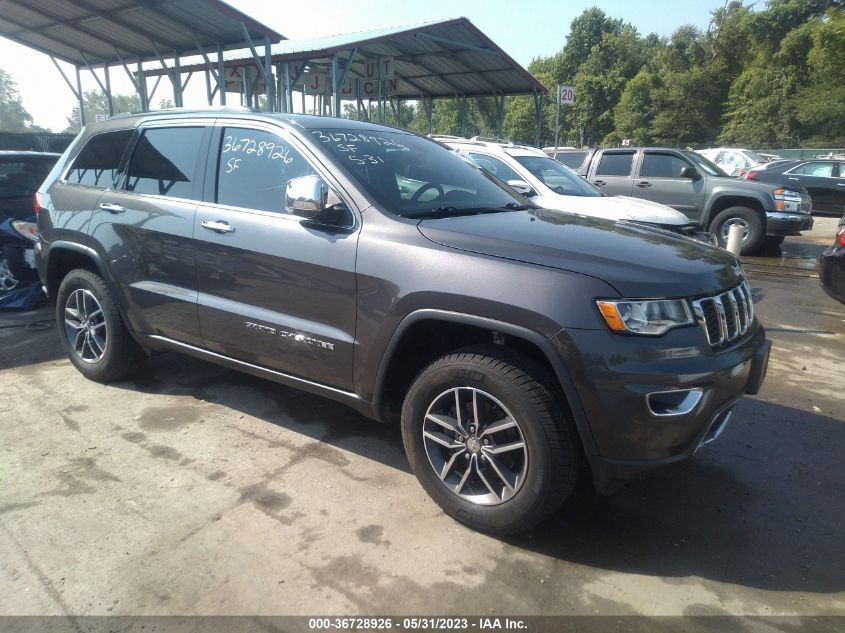 2017 JEEP GRAND CHEROKEE LIMITED - 1C4RJFBG6HC807845