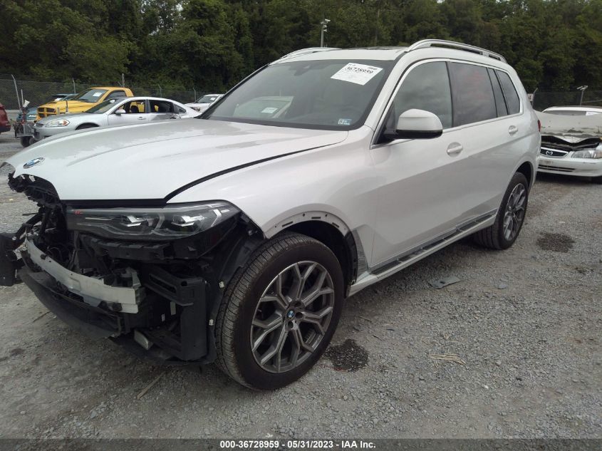 2020 BMW X7 XDRIVE40I 5UXCW2C04L9D51160