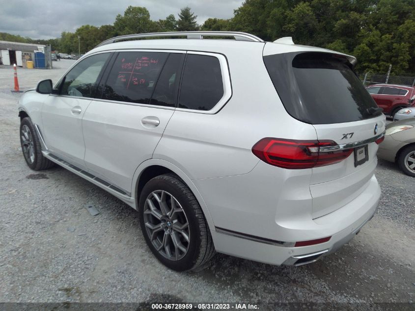 2020 BMW X7 XDRIVE40I 5UXCW2C04L9D51160