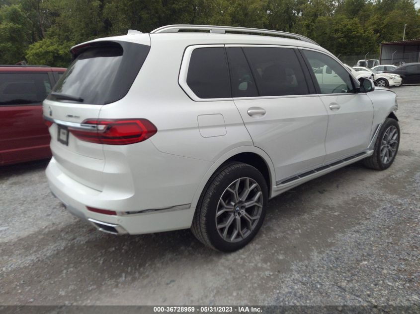 2020 BMW X7 XDRIVE40I 5UXCW2C04L9D51160