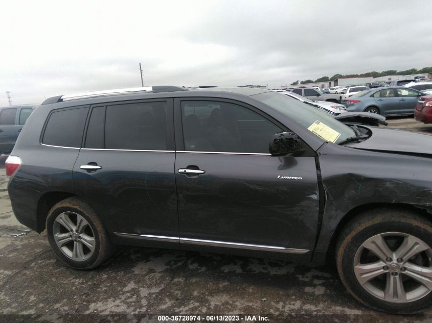 2013 TOYOTA HIGHLANDER LIMITED - 5TDDK3EH4DS233717