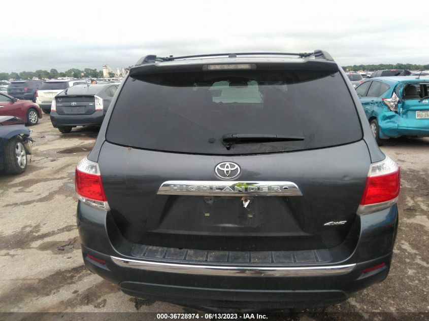 2013 TOYOTA HIGHLANDER LIMITED - 5TDDK3EH4DS233717