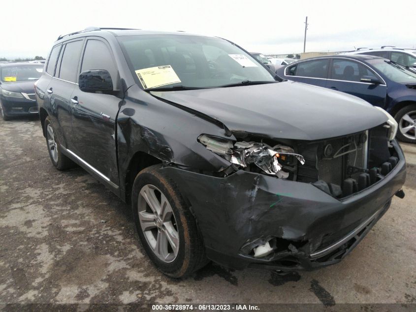 2013 TOYOTA HIGHLANDER LIMITED - 5TDDK3EH4DS233717