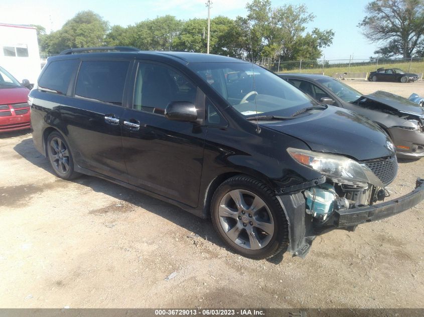 2013 TOYOTA SIENNA SE - 5TDXK3DC1DS303287