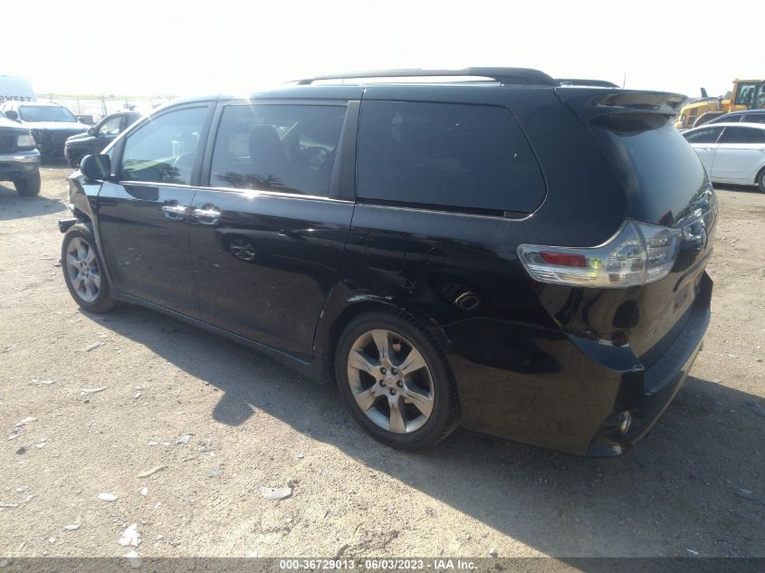 2013 TOYOTA SIENNA SE - 5TDXK3DC1DS303287