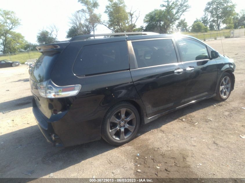 2013 TOYOTA SIENNA SE - 5TDXK3DC1DS303287