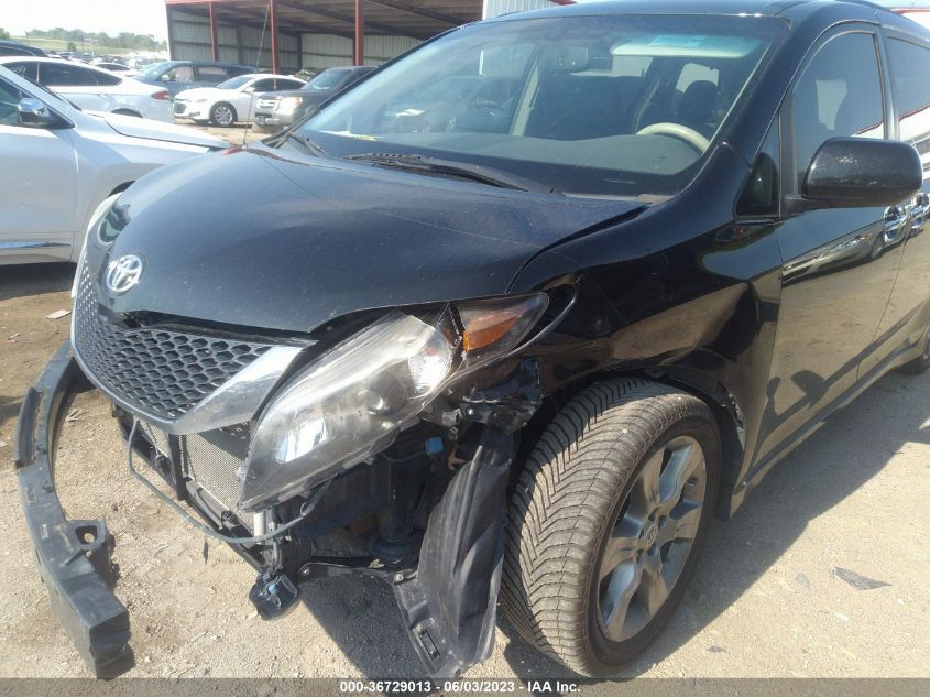 2013 TOYOTA SIENNA SE - 5TDXK3DC1DS303287