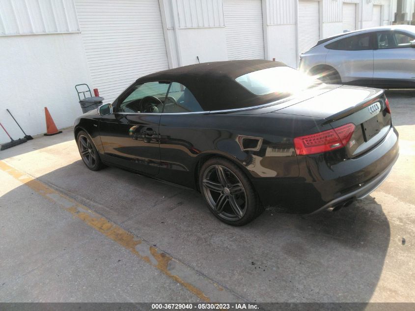 2013 AUDI S5 PREMIUM PLUS WAUCGAFH7DN002295