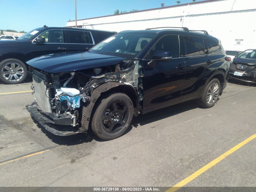 2022 TOYOTA HIGHLANDER PLATINUM - 5TDFZRBH2NS204049