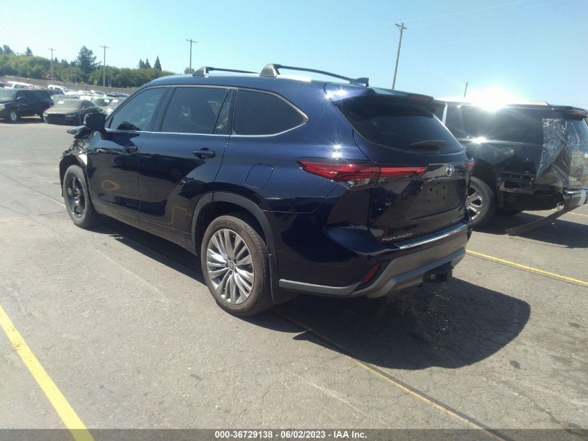 2022 TOYOTA HIGHLANDER PLATINUM - 5TDFZRBH2NS204049