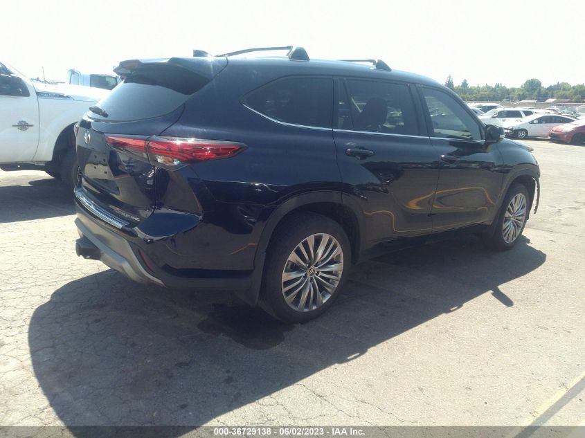 2022 TOYOTA HIGHLANDER PLATINUM - 5TDFZRBH2NS204049