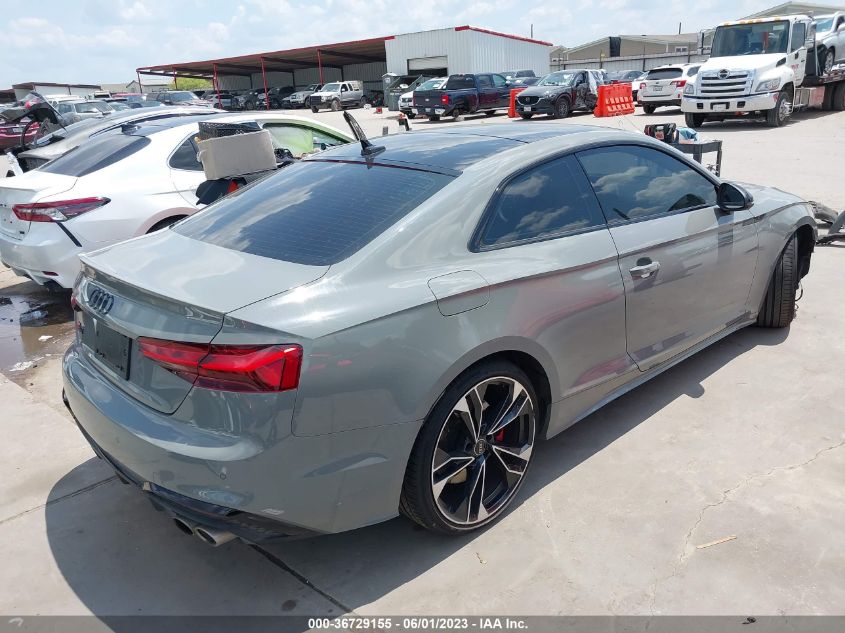 2022 AUDI S5 COUPE PREMIUM PLUS - WAUP4AF51NA033387