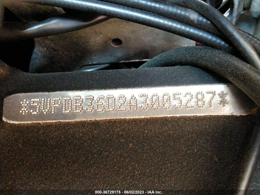 2010 VICTORY MOTORCYCLES CROSS COUNTRY - 5VPDB36D2A3005287