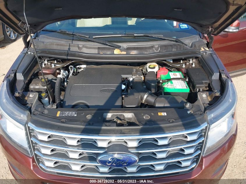 2016 FORD EXPLORER LIMITED - 1FM5K7F87GGB17867