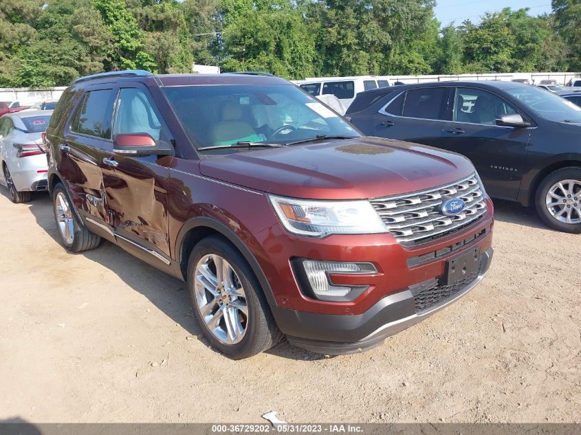 2016 FORD EXPLORER LIMITED - 1FM5K7F87GGB17867