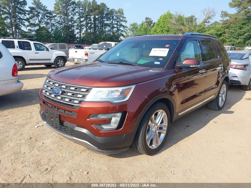 2016 FORD EXPLORER LIMITED - 1FM5K7F87GGB17867