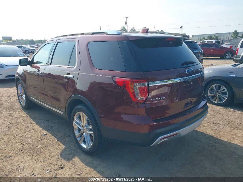 2016 FORD EXPLORER LIMITED - 1FM5K7F87GGB17867