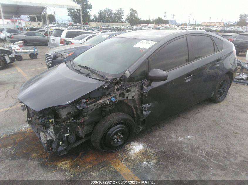 2013 TOYOTA PRIUS ONE/TWO/THREE/FOUR/FIVE - JTDKN3DU3D5664892