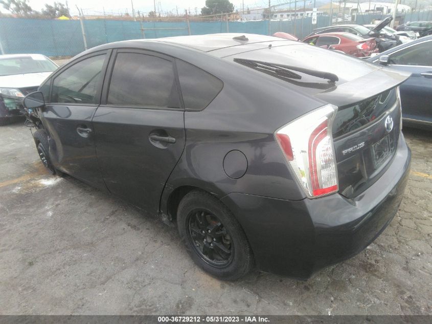 2013 TOYOTA PRIUS ONE/TWO/THREE/FOUR/FIVE - JTDKN3DU3D5664892