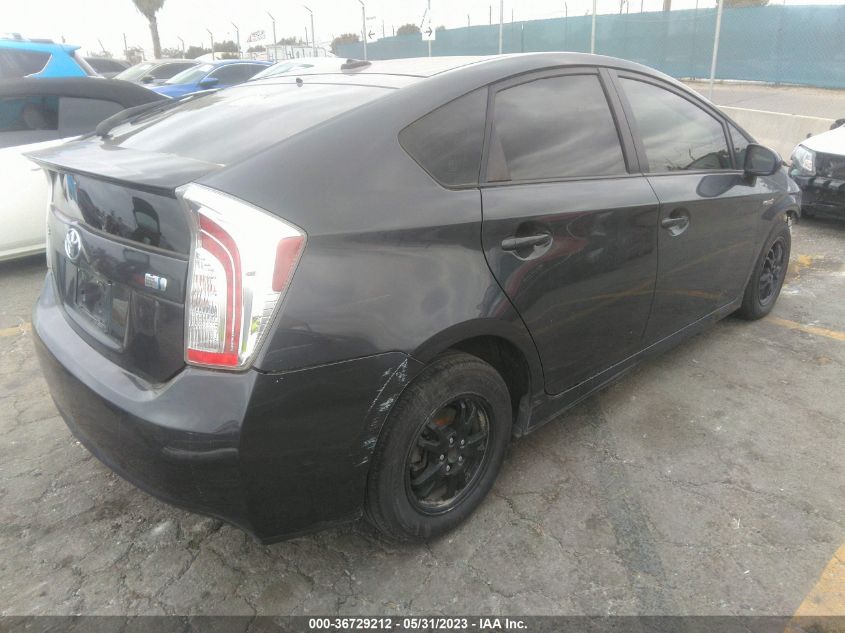 2013 TOYOTA PRIUS ONE/TWO/THREE/FOUR/FIVE - JTDKN3DU3D5664892