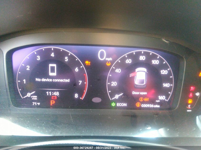 2022 HONDA CIVIC HATCHBACK SPORT TOURING - 19XFL1H80NE015260