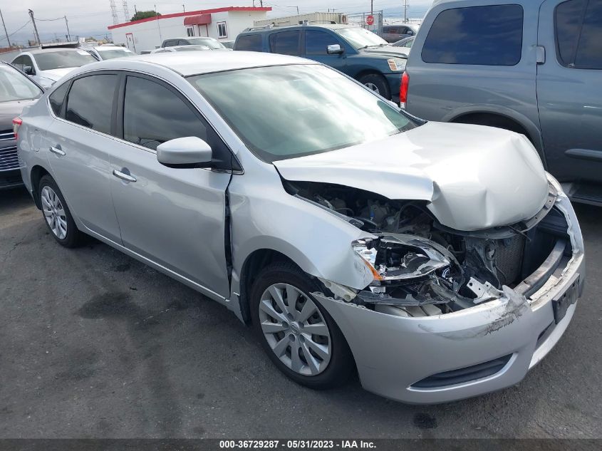 2015 NISSAN SENTRA S - 3N1AB7AP9FY280909