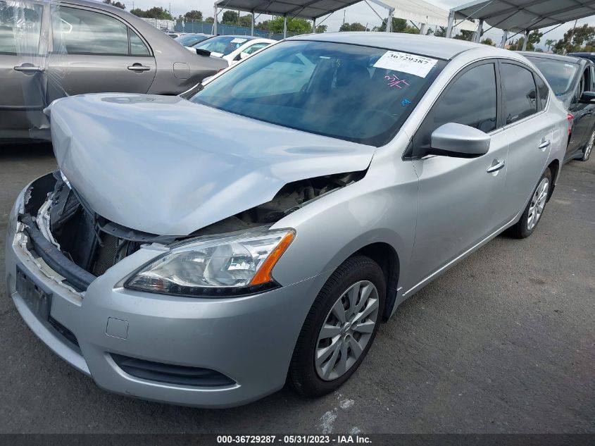 2015 NISSAN SENTRA S - 3N1AB7AP9FY280909