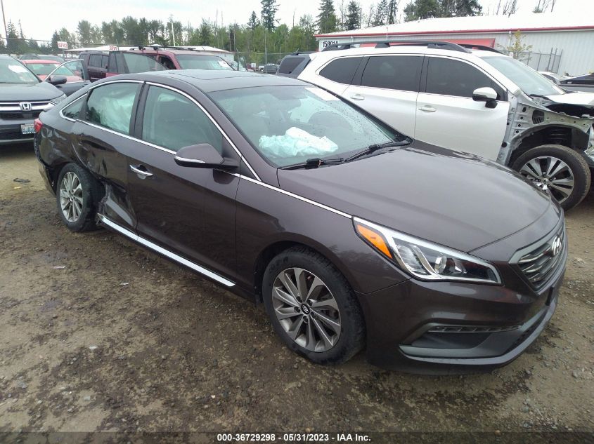 2017 HYUNDAI SONATA SPORT - 5NPE34AF4HH552302