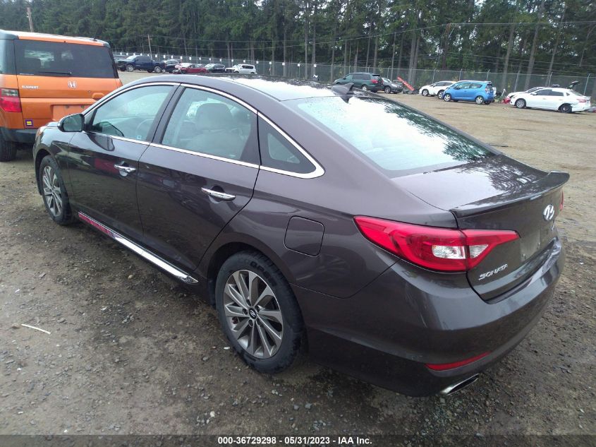 2017 HYUNDAI SONATA SPORT - 5NPE34AF4HH552302