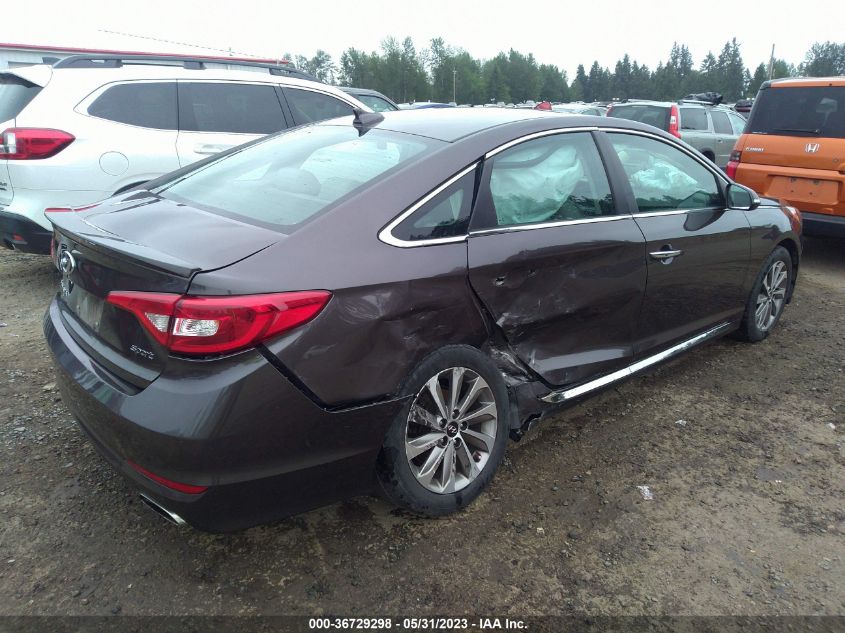 2017 HYUNDAI SONATA SPORT - 5NPE34AF4HH552302