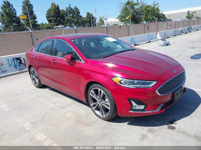 2019 FORD FUSION TITANIUM - 3FA6P0D97KR222963