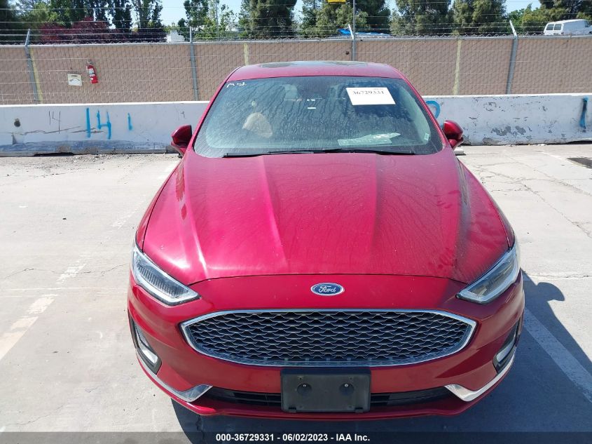 2019 FORD FUSION TITANIUM - 3FA6P0D97KR222963