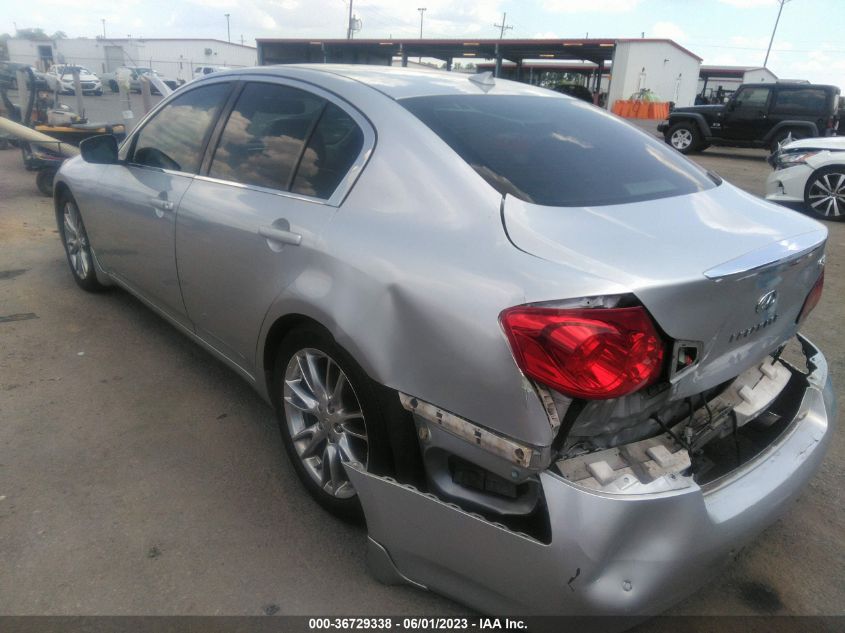 2013 INFINITI G37 SEDAN JOURNEY - JN1CV6AP0DM719473