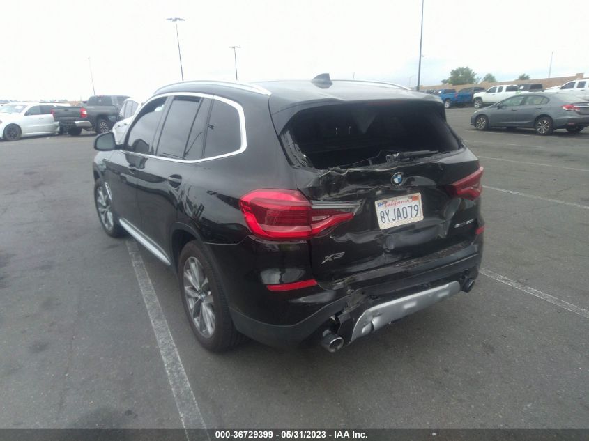 2019 BMW X3 SDRIVE30I - 5UXTR7C55KLE96807