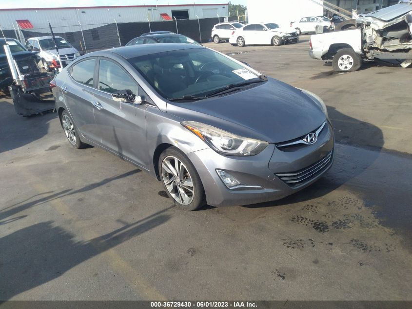 2016 HYUNDAI ELANTRA LIMITED - KMHDH4AE1GU593149