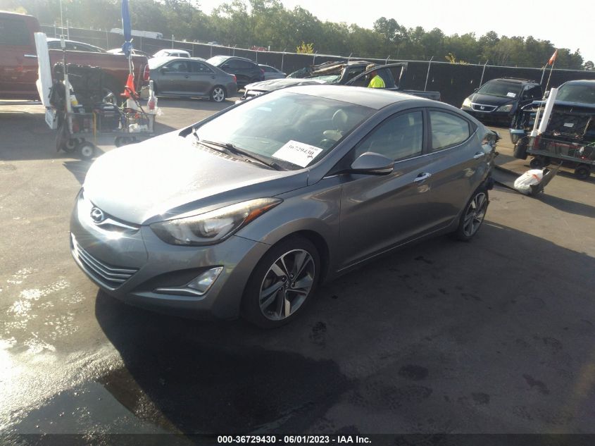 2016 HYUNDAI ELANTRA LIMITED - KMHDH4AE1GU593149