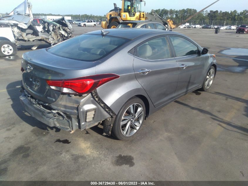 2016 HYUNDAI ELANTRA LIMITED - KMHDH4AE1GU593149