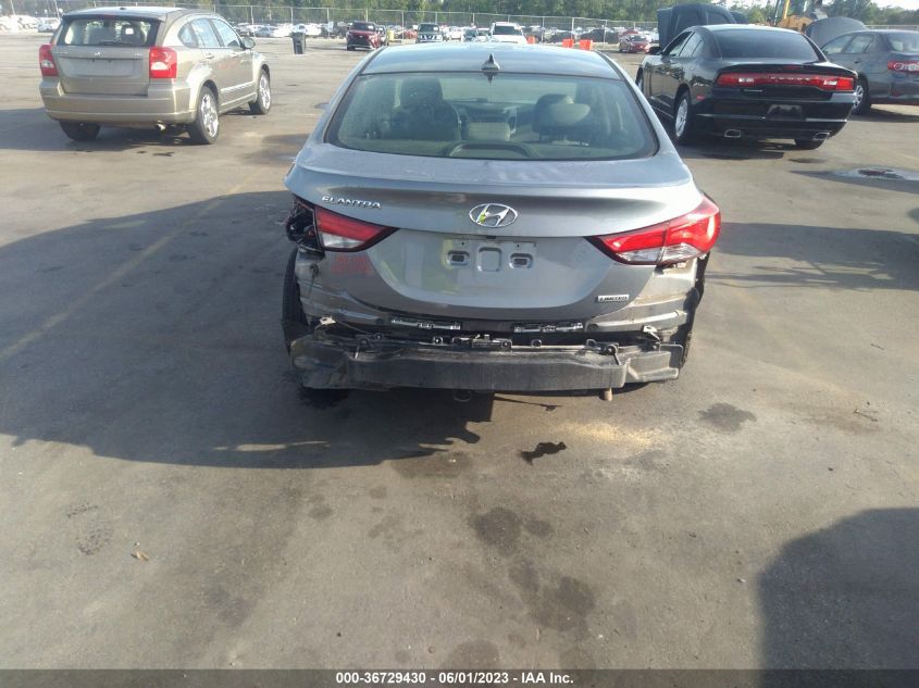 2016 HYUNDAI ELANTRA LIMITED - KMHDH4AE1GU593149