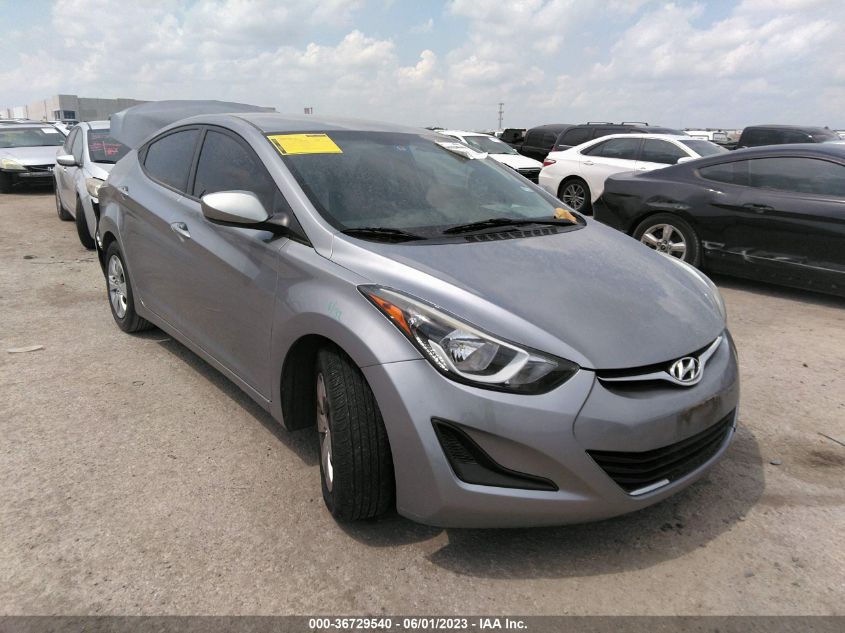 2016 HYUNDAI ELANTRA SE - 5NPDH4AEXGH781781